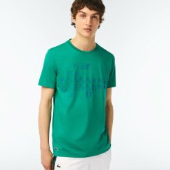 Vetements De Sport | LACOSTE T-Shirt Homme Lacoste Sport X Novak Djokovic Avec Imprime