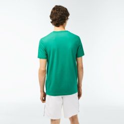 Vetements De Sport | LACOSTE T-Shirt Homme Lacoste Sport X Novak Djokovic Avec Imprime