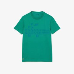 Vetements De Sport | LACOSTE T-Shirt Homme Lacoste Sport X Novak Djokovic Avec Imprime