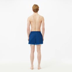 Maillots De Bain | LACOSTE Short De Bain Mi-Long Color-Block Avec Bandes