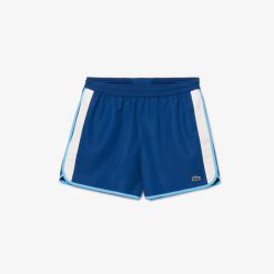 Maillots De Bain | LACOSTE Short De Bain Mi-Long Color-Block Avec Bandes