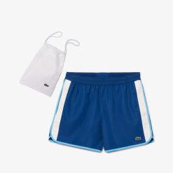 Maillots De Bain | LACOSTE Short De Bain Mi-Long Color-Block Avec Bandes