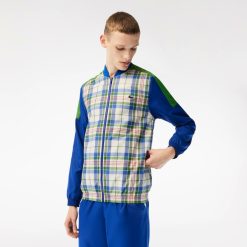 Vetements De Sport | LACOSTE Ensemble De Survetement Homme A Carreaux Lacoste Tennis