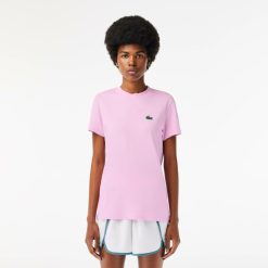 Vetements De Sport | LACOSTE T-Shirt Jersey Technique De Coton Biologique Ultra-Dry