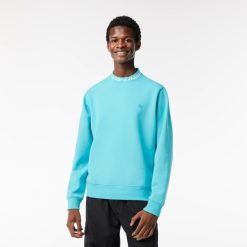 Sweatshirts | LACOSTE Sweatshirt Homme Lacoste Avec Col Sigle En Double-Face