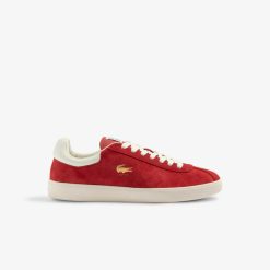 Sneakers | LACOSTE Sneakers Baseshot Homme En Cuir Velours Premium