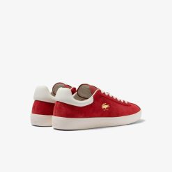 Sneakers | LACOSTE Sneakers Baseshot Homme En Cuir Velours Premium