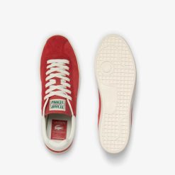 Sneakers | LACOSTE Sneakers Baseshot Homme En Cuir Velours Premium