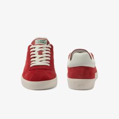 Sneakers | LACOSTE Sneakers Baseshot Homme En Cuir Velours Premium