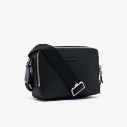 Sacs A Bandouliere | LACOSTE Mini Sacoche Chantaco En Cuir