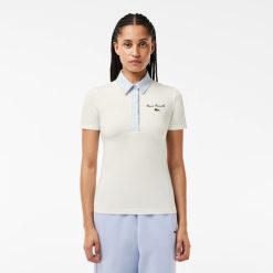 Polos | LACOSTE Polo Slim Fit En Jersey Stretch Col Contraste