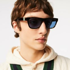 Lunettes De Soleil | LACOSTE Lunettes De Soleil Homme Ecaillees L.12.12 En Acetate