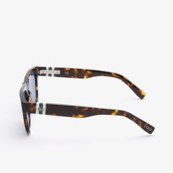 Lunettes De Soleil | LACOSTE Lunettes De Soleil Homme Ecaillees L.12.12 En Acetate