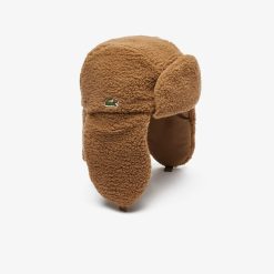 Chapeaux & Casquettes | LACOSTE Chapka Avec Bouton Pression En Sherpa