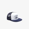 Chapeaux & Casquettes | LACOSTE Casquette Unie Lacoste Bicolore En Mesh Et Neoprene