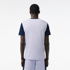 T-Shirts | LACOSTE T-Shirt Color-Block Regular Fit En Jersey