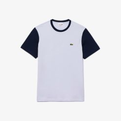 T-Shirts | LACOSTE T-Shirt Color-Block Regular Fit En Jersey