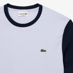 T-Shirts | LACOSTE T-Shirt Color-Block Regular Fit En Jersey