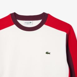 Sweatshirts | LACOSTE Sweatshirt Jogger Color-Block En Molleton Gratte