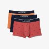 Sous-Vetements & Vetements D'Interieur | LACOSTE Lot De 3 Boxers Courts Casual Signature