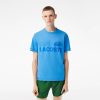 T-Shirts | LACOSTE T-Shirt Homme Lacoste Imprime Vintage En Coton Biologique