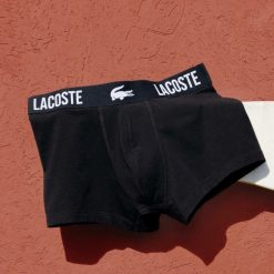 Sous-Vetements & Vetements D'Interieur | LACOSTE Lot De 3 Boxers Courts Homme Lacoste Avec Marquage En Jersey