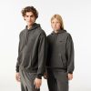 Sweatshirts | LACOSTE Sweatshirt A Capuche Jogger Loose Fit En Molleton De Coton