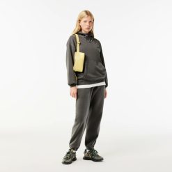 Sweatshirts | LACOSTE Sweatshirt A Capuche Jogger Loose Fit En Molleton De Coton