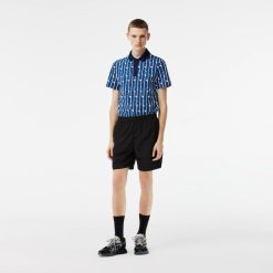 Pantalons & Shorts | LACOSTE Short Homme Lacoste En Taffetas Deperlant