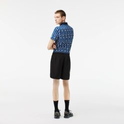 Pantalons & Shorts | LACOSTE Short Homme Lacoste En Taffetas Deperlant