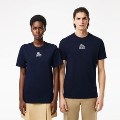 T-Shirts | LACOSTE T-Shirt Regular Fit Avec Marquage En Jersey De Coton