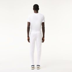 Pantalons & Shorts | LACOSTE Pantalon De Survetement Jogger Slim Fit Homme En Molleton De Coton Biologique