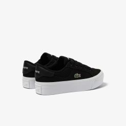 Sneakers | LACOSTE Sneakers Ziane Platform Femme Lacoste En Textile