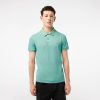 Polos | LACOSTE Polo Homme Slim Fit En Pique Stretch Avec Marquage Lacoste