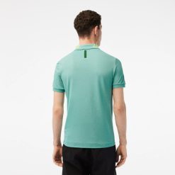 Polos | LACOSTE Polo Homme Slim Fit En Pique Stretch Avec Marquage Lacoste