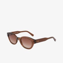 Lunettes De Soleil | LACOSTE Lunettes De Soleil L.12.12 Trim Ovales