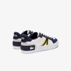 Sneakers | LACOSTE Sneakers L004 Homme En Cuir Color-Block