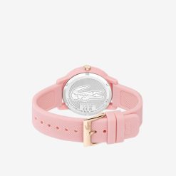 Montres | LACOSTE Montre Femme Lacoste.12.12 Avec Bracelet En Silicone Rose