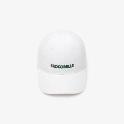 Chapeaux & Casquettes | LACOSTE Casquette En Pique De Coton Avec Crocodile Brode