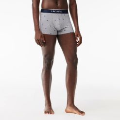 Sous-Vetements & Vetements D'Interieur | LACOSTE Lot De 3 Boxers Courts Casual Signature