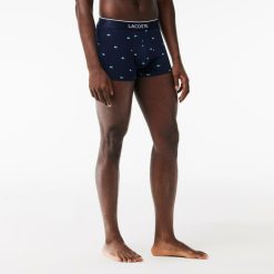 Sous-Vetements & Vetements D'Interieur | LACOSTE Lot De 3 Boxers Courts Casual Signature