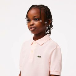 Vetements Fille | LACOSTE Polo Enfant Lacoste Regular Fit En Petit Pique Uni