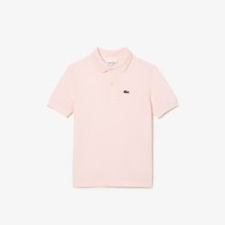 Vetements Fille | LACOSTE Polo Enfant Lacoste Regular Fit En Petit Pique Uni