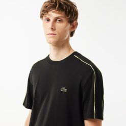 T-Shirts | LACOSTE T-Shirt Imprime Regular Fit En Pique Technique