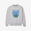 Sweatshirts | LACOSTE Sweatshirt Loose Fit En Molleton Imprime 80'S