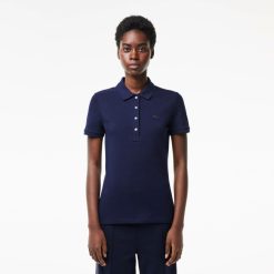 Polos | LACOSTE Polo L.12.D Slim Fit En Mini Pique Stretch