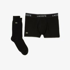 Sous-Vetements & Vetements D'Interieur | LACOSTE Coffret Boxer Court Et Chaussettes Homme Lacoste Holiday