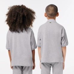 Vetements Fille | LACOSTE Polo Imprime Avec Inscriptions En Petit Pique