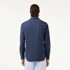 Chemises | LACOSTE Chemise Slim Fit En Chambray De Coton