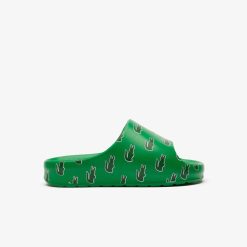 Claquettes & Sandales | LACOSTE Claquettes Serve Slide 2.0 Femme Detail Colore